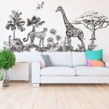 Dekoratívne samolepky na stenu Ambiance Savanna - Image 4