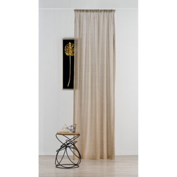 Záclona v béžovo-zlatej farbe 140x245 cm Carmine - Mendola Fabrics – Obrázok 3