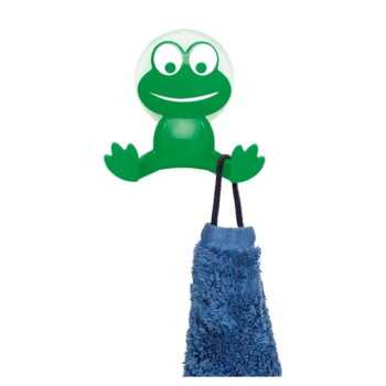 Zelený nástenný háčik Wenko Frog - Image 3