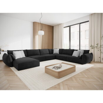 Tmavosivá rohová pohovka (pravý roh) Vanda - Mazzini Sofas - Image 5