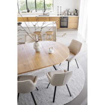Prídavná doska k jedálenskému stolu v dekore duba 135x50 cm Maddock – Rowico – Obrázok 3