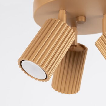 Stropné svietidlo v zlatej farbe Gleam – Nice Lamps - Image 8