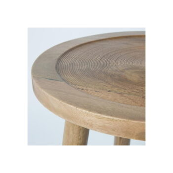 Odkladací stolík z mangového dreva Zuiver Dendron, Ø 43 cm - Image 9