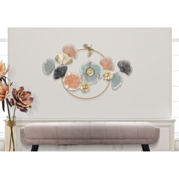 Kovová nástenná dekorácia 91x57 cm Sofy - Mauro Ferretti – Obrázok 2