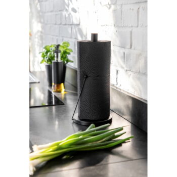 Čierny kovový držiak na kuchynské rolky Wenko Black Outdoor Kitchen Clayton – Obrázok 2