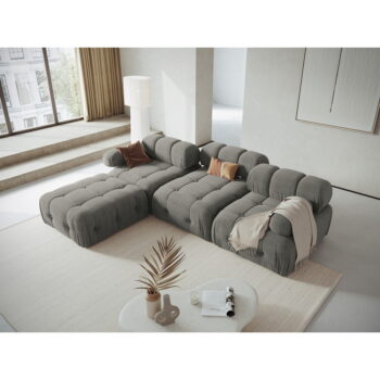 Sivá rohová pohovka Ferento – Cosmopolitan Design - Image 2