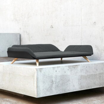 Antracitový pelech pre psa 69x101 cm Letto Mottled Anthracite M – MiaCara - Image 3