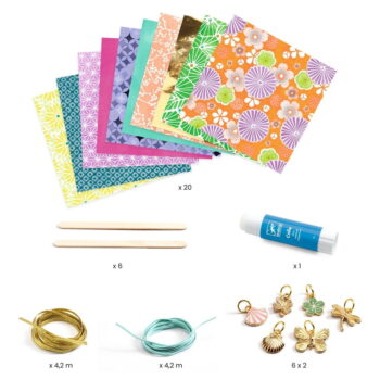 Set na výrobu papierových náramkov Djeco – Obrázok 2