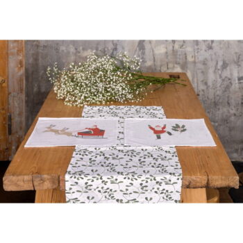 Látkové prestieranie s vianočným motívom v súprave 2 ks 35x47 cm Happy Santa – Butter Kings – Obrázok 2