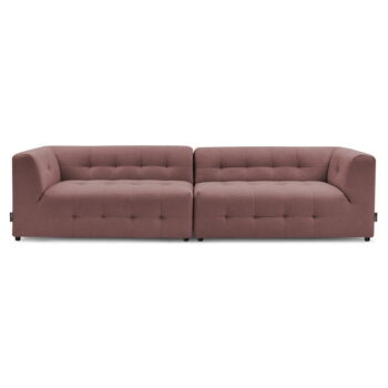 Tmavoružová pohovka 324 cm Kleber - Bobochic Paris