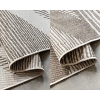 Krémovo-hnedý vonkajší koberec 80x150 cm Gemini – Elle Decoration – Obrázok 7