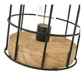 Čierna stolová lampa (výška  20,5 cm) – Casa Selección - Image 3