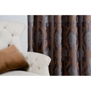 Hnedý záves 140x245 cm Figaro - Mendola Fabrics - Image 4