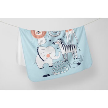 Modrá detská deka 85x125 cm - OYO kids - Image 2