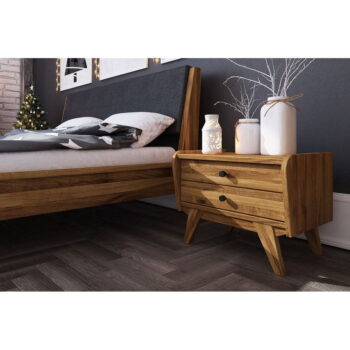Nočný stolík z dubového dreva Retro 1 - The Beds - Image 11