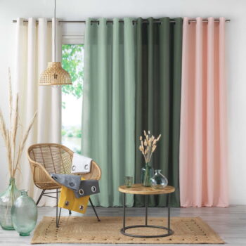 Čierny záves z mikrovlákna 140x280 cm Absolu – douceur d'intérieur - Image 6