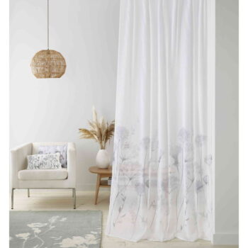 Biela záclona 229x140 cm Meadowsweet Floral - Catherine Lansfield - Image 2