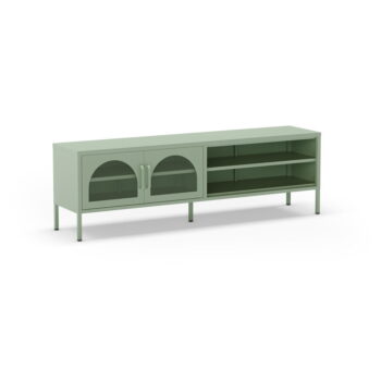 TV stolík v mentolovej farbe 160x50 cm Diora – Marckeric - Image 5