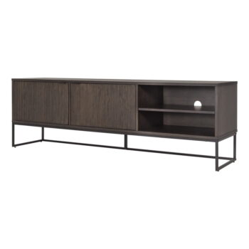 Tmavohnedý TV stolík v dekore duba 176x57 cm Bali – Tenzo – Obrázok 6