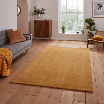 Okrovožltý umývateľný koberec 80x150 cm Cove – Think Rugs - Image 5