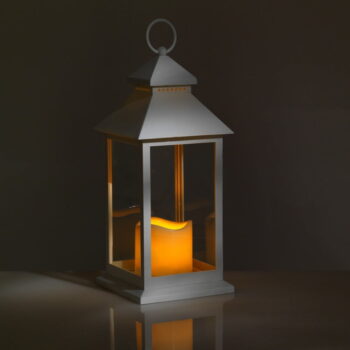 Veľký biely dekoratívny LED lampáš vhodný do exteriéru Tomasucci Lante - Image 4