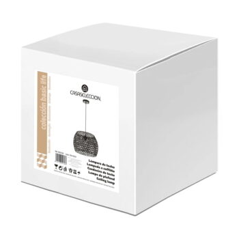 Čierne bambusové stropné svietidlo s bambusovým tienidlom ø 35 cm – Casa Selección - Image 5