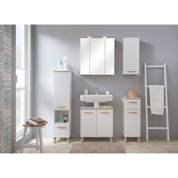 Biela závesná skrinka pod umývadlo 60x53 cm Set 931 - Pelipal - Image 9