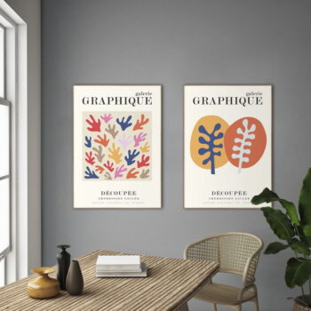 Plagát v ráme 51x71 cm Graphique 12 – Malerifabrikken - Image 2