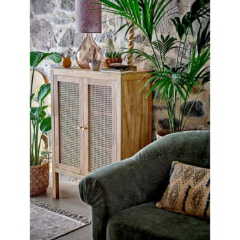 Hnedá stolová lampa s textilným tienidlom (výška 65 cm) Leni – Bloomingville - Image 3