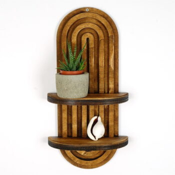 Hnedá poschodová polica 40 cm Raf – Kalune Design - Image 5
