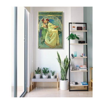 Reprodukcia obrazu Alfons Mucha - Princess Hyazin, 60 x 40 cm - Image 2