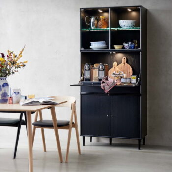 Čierne nožičky z bukového dreva v súprave 6 ks Mistral - Hammel Furniture - Image 2