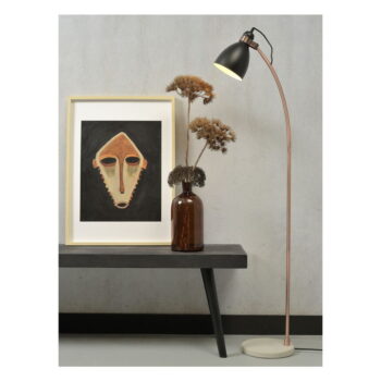 Čierno-sivá stojacia lampa s betónovým tienidlom (výška 145 cm) Denver – it's about RoMi - Image 7