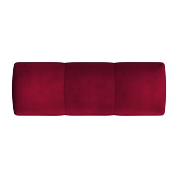 Červená zamatová podrúčka k modulárnej pohovke Rome Velvet - Cosmopolitan Design - Image 2