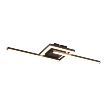 Čierne LED stropné svietidlo 16x54 cm Viale – Trio - Image 2