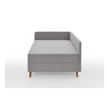 Svetlosivá čalúnená jednolôžková posteľ s úložným priestorom 90x200 cm Cabana – Meise Möbel - Image 5