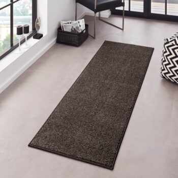 Antracitovosivý behúň Hanse Home Pure, 80 x 300 cm - Image 2