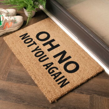 Rohožka z kokosového vlákna 40x60 cm Not You Again – Artsy Doormats - Image 4