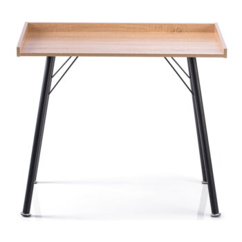 Pracovný stôl s doskou v dubovom dekore 50x90 cm Fey – Homede - Image 5