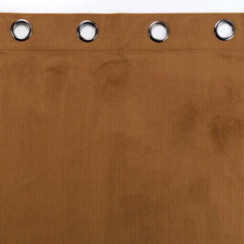 Hnedý menčestrový záves 140x260 cm Casual – douceur d'intérieur - Image 4