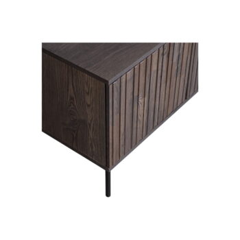 Hnedý TV stolík v dekore jaseňa 150x56 cm Gravure – WOOOD – Obrázok 6