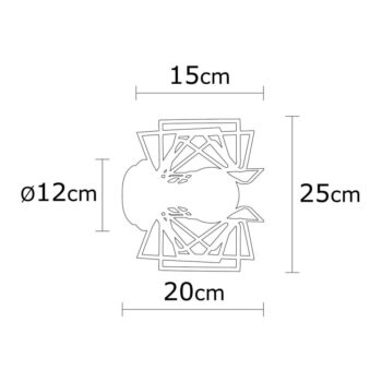 Čierne nástenné svietidlo Nemrut – Opviq lights - Image 4