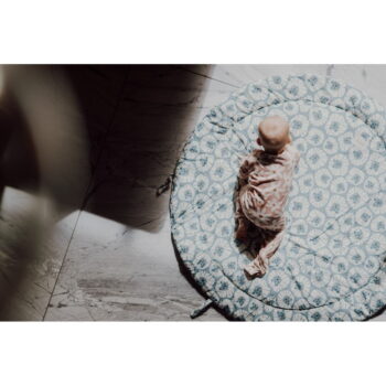 Modrá detská hracia podložka Denim Lions – Malomi Kids - Image 2