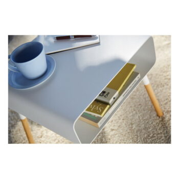 Biely odkladací stolík YAMAZAKI Plain, výška 35 cm - Image 3