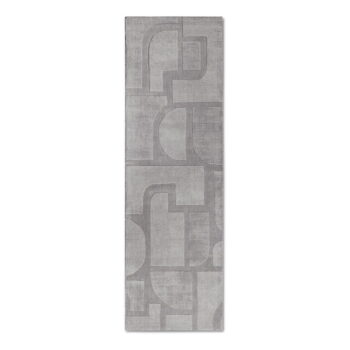 Sivý ručne tkaný vlnený behúň 80x250 cm Alexis – Villeroy&Boch - Image 8