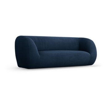 Modrá pohovka z textílie buklé 210 cm Essen – Cosmopolitan Design - Image 2