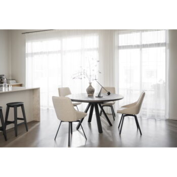 Prídavná doska k jedálenskému stolu v dekore duba 135x50 cm Maddock – Rowico - Image 3