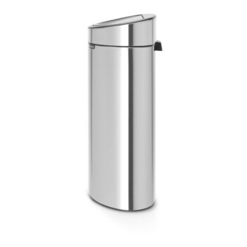 Dotykový oceľový odpadkový kôš na triedený odpad v matne striebornej farbe 33 l Touch Bin Recycle – Brabantia - Image 2