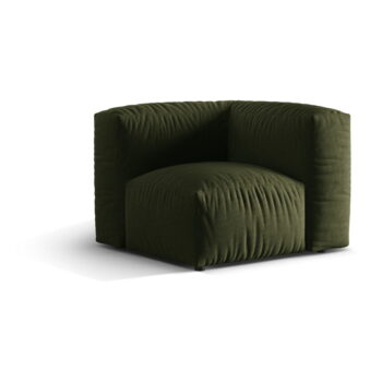Zelený modul pohovky (variabilný) Martina – Micadoni Home - Image 2