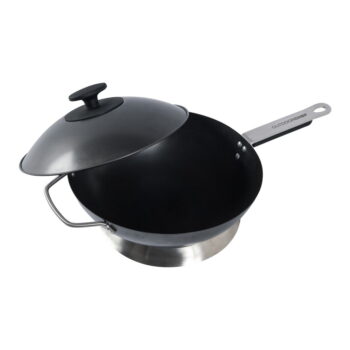 Grilovacia oceľová panvica s pokrievkou ø 33 cm – Outdoorchef - Image 2